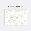 Monthly Plan - Antenna Shop 2026 Table Talk B6 Dated Monthly Planner