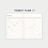 Yearly Plan - Antenna Shop 2027 Table Talk B6 Dated Monthly Planner