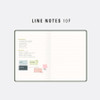 Lined Note - Antenna Shop 2026 Table Talk B5 Dated Weekly Planner