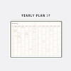 Yearly Plan - Antenna Shop 2026 Table Talk B5 Dated Weekly Planner