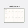 Yearly Note - Antenna Shop 2026 Table Talk B5 Dated Weekly Planner