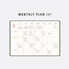 Monthly Plan - Antenna Shop 2026 Table Talk B5 Dated Weekly Planner