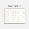 Weekly Plan - Antenna Shop 2026 Table Talk B5 Dated Weekly Planner