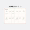 Yearly Note - Antenna Shop 2026 Table Talk B6 Dated Weekly Planner