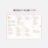 Weekly Plan - Antenna Shop 2026 Table Talk B6 Dated Weekly Planner