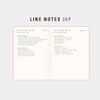 Lined Note - Antenna Shop 2027 Table Talk B6 Dated Weekly Planner