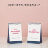 Additional message - 2026 Daily Habits Small Desk Calendar