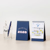 Navy - 2026 Daily Habits Small Desk Calendar
