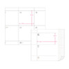 Grid size - Ardium 2026 Simple Small Dated Weekly Planner