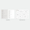 Yearly plan, Yearly checklist - Ardium 2026 Simple Small Dated Weekly Planner