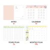 Contents of 2027 End-And Dated Weekly Diary