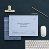 02 Powder Blue - Iconic 2026 Flow A4 Dated Monthly Desk Planner