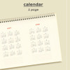 Calendar - ICONIC 2027 Flow A4 Dated Monthly Desk Planner