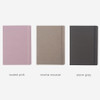 05 Muted Pink, 06 Mocha Mousse, 07 Storm Gray - Byfulldesign 2027 Making Memory Large Dated Weekly Planner
