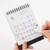 100gsm paper - Byfulldesign 2026 Lined Small Desk Calendar