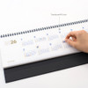 PP cover With 2026 Yearly Calendar - Byfulldesign 2026 Second Standing Dated Weekly Desk Planner
