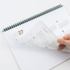 PP Cover with Calendar - Byfulldesign 2027 Second A4 Wide Dated Weekly Planner