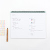 Lined Note - Byfulldesign 2027 Second A4 Wide Dated Monthly Planner