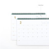150gsm Paper - Byfulldesign 2027 Second A4 Wide Dated Monthly Planner