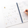 Monthly Plan lined note(right) - Byfulldesign 2026 Second A4 Dated Monthly Planner