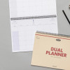 Dailylike 2026 Dual Wirebound Dated Monthly Desk Planner