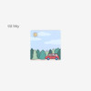 Sky - Dailylike My Buddy Memo Sticky Notepad