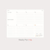 Weekly plan - Paperian 2025 A'round The Day Large Dated Weekly Planner