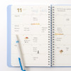 Monthly Plan - Byfulldesign 2026 Notable Memory Twin-Wire Dated Weekly Planner