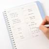 Weekly Plan - Byfulldesign 2026 Notable Memory Twin-Wire Dated Weekly Planner