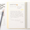 Lined Note - Byfulldesign 2026 Notable Memory Twin-Wire Dated Monthly Planner