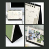 Wire-Binding &  Sturdy Stand - PAPERIAN 2027 Archive Monthly Desk Calendar
