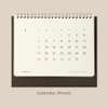 Calendar(front) - Paperian 2025 Attitude Monthly Desk Calendar