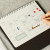 Calendar(back) - Paperian 2025 Attitude Monthly Desk Calendar