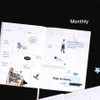 Monthly plan - Dash And Dot 2025 Log In Archive B6 Dated Weekly Planner