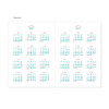 Calendar - Indigo 2026 The Temperature Of The Day B6 Band Dated Weekly Diary