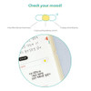 Mood Tracking - Indigo 2027 The Temperature Of The Day B6 Band Dated Weekly Diary
