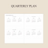 Quarterly Plan - Indigo 2026 Official 12 Months B6 Dated Weekly Planner