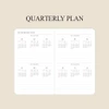 Quarterly Plan - Indigo 2027 Official 12 Months B6 Dated Weekly Planner