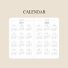 Calendar - Indigo 2027 Official 12 Months B6 Dated Monthly Planner