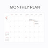 Monthly plan - Indigo 2025 Prism Leather B6 Dated Daily Diary