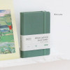 Mint latte - Indigo 2025 Prism Leather B6 Dated Daily Diary