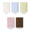 5 Colors - Be On D 2026 A Piece of Basic B6 Dated Weekly Diary Planner