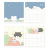 Calendar pages - Dash and Dot 2025 Jam Jam Mini Friends Desk Calendar