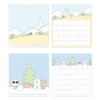 Calendar pages - Dash and Dot 2025 Jam Jam Mini Friends Desk Calendar