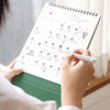 Scheduler(Back) - Indigo 2027 Official Start On Monday Desk Calendar