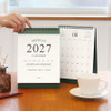 Indigo 2027 Official Start On Monday Desk Calendar