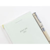 Clear PVC Cover With Pen Holder - Be On D 2026 Plan Zip Dated Weekly Scheduler