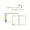 Alternating Monthly & Weekly Layout - PLEPLE 2027 Chou Chou Dated Weekly Diary
