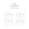 Yearly Plan - PLEPLE 2027 Chou Chou Dated Weekly Diary