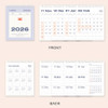 Calendar Pages - Iconic 2026 Flow Standing Flip Desk Calendar